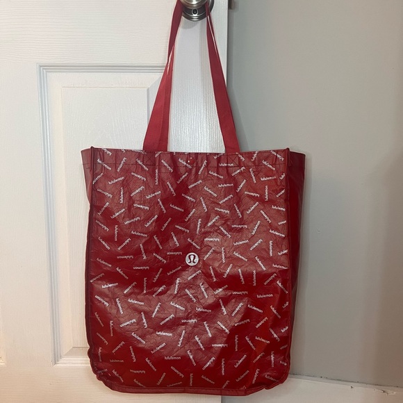 lululemon athletica Handbags - Lululemon Shopping Tote Red color